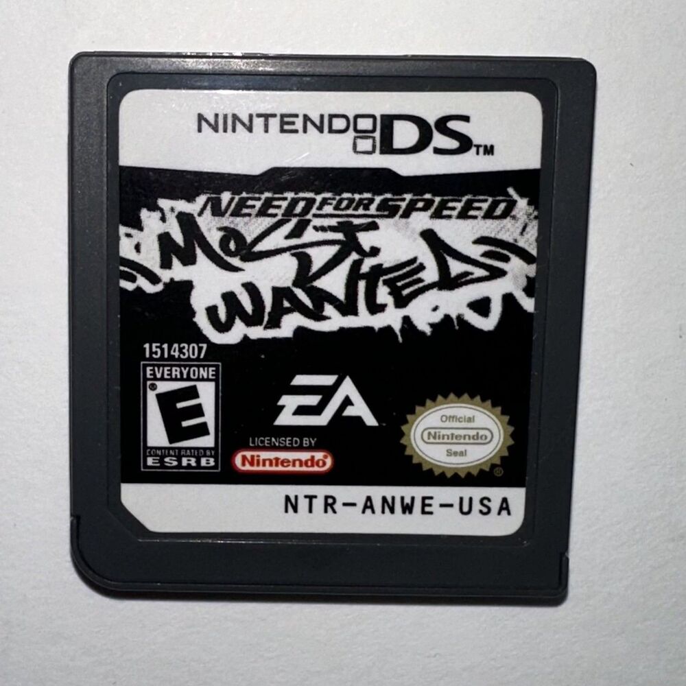Need for Speed Most Wanted Nintendo DS Authentic Game Cartridge Only Tested NDS